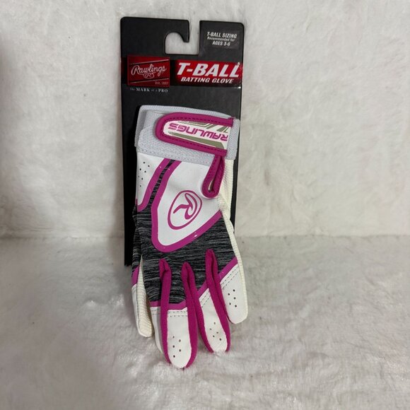 Rawlings T-Ball Batting Glove Ages 3-6 Durable & Breathable Design - Picture 1 of 5